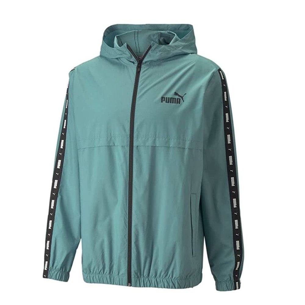 PUMA Mens Ess+ Tape Windbreaker Casual Athletic Outerwear